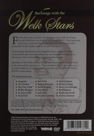 Backstage With The Welk Stars [DVD]