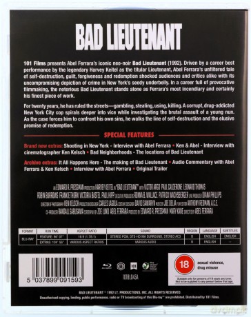 Bad Lieutenant (Zły porucznik) [Blu-Ray]