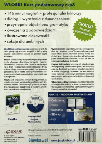 Włoski Kurs podstawowy MP3 [KSIĄŻKA]+[CD]