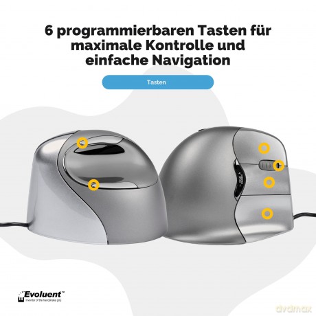 BakkerElkhuizen Maus Evoluent 4 Vertical