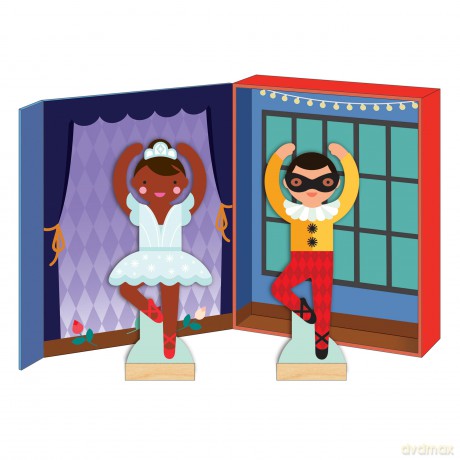 Ballet Dancers Magnetic Dress Up [KSIĄŻKA]