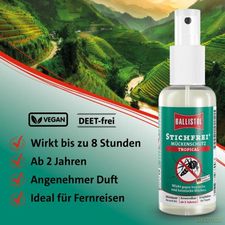 BALLISTOL STICHFREI TROPICAL Mźckenschu