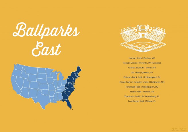 Ballparks and Baseball Sticker Logbook [KSIĄŻKA]