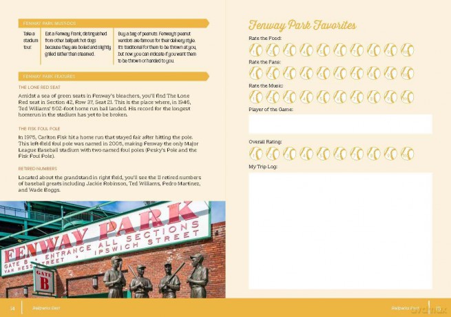 Ballparks and Baseball Sticker Logbook [KSIĄŻKA]
