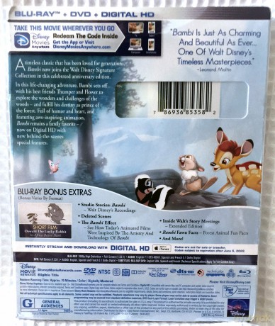 Bambi: The Walt Disney Signature Collection [2xBlu-Ray]