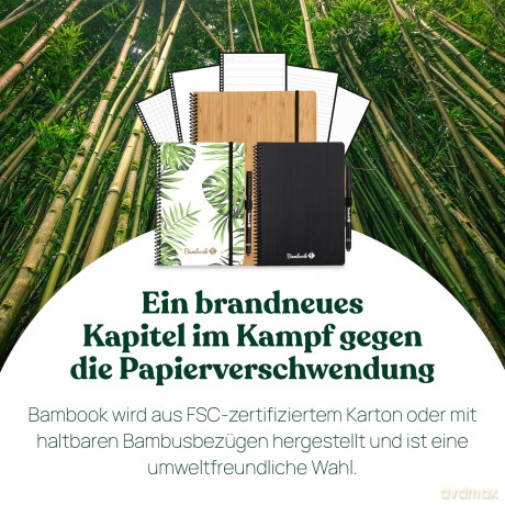 Bambook - Uitwisbaar Notitieblok - A5