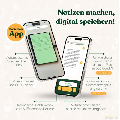 Bambook - Uitwisbaar Notitieblok - A5