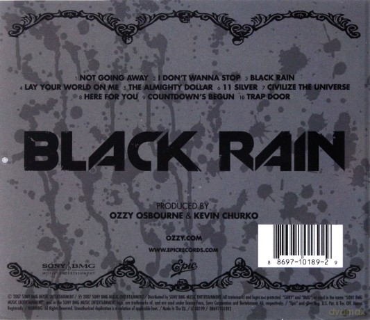 Ozzy Osbourne: Black Rain [CD]