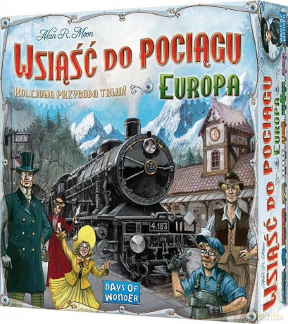 Wsiąść do pociągu: Europa [GRA PLANSZOWA]