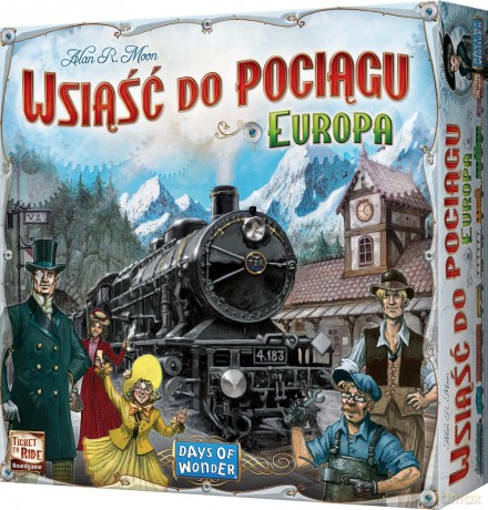 Wsiąść do pociągu: Europa [GRA PLANSZOWA]