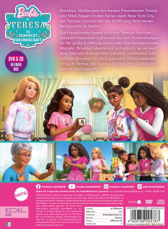 Barbie: Barbie-Barbie&Teresa CD+DVD Film [2CD]