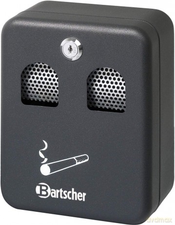 Bartscher Wandaschenbecher schwarz