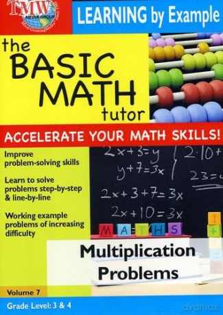 Basic Math Tutor Multiplication Problems [DVD]