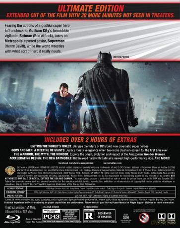 Batman V Superman: Dawn Of Justice [2xBlu-Ray]