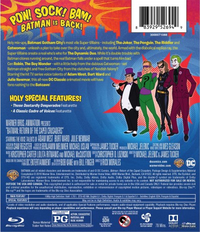 Batman: Return Of The Caped Crusaders [2xBlu-Ray]
