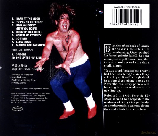 Ozzy Osbourne: Bark At the Moon [CD]