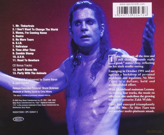 Ozzy Osbourne: No More Tears [CD]