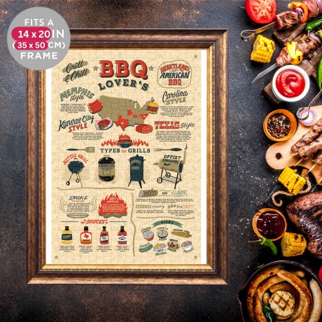 BBQ Lovers 500piece Jigsaw Puzzle [KSIĄŻKA]