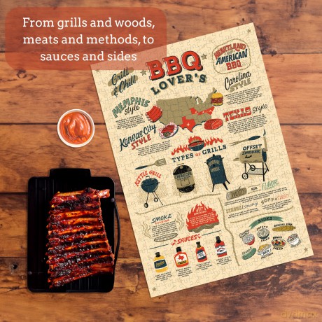 BBQ Lovers 500piece Jigsaw Puzzle [KSIĄŻKA]