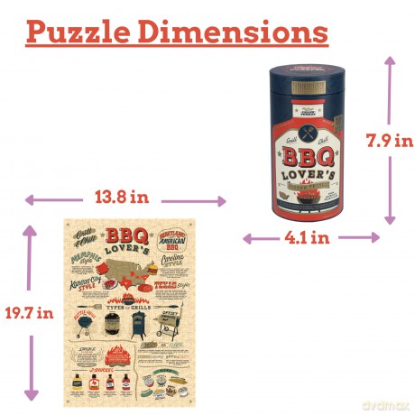 BBQ Lovers 500piece Jigsaw Puzzle [KSIĄŻKA]