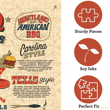 BBQ Lovers 500piece Jigsaw Puzzle [KSIĄŻKA]