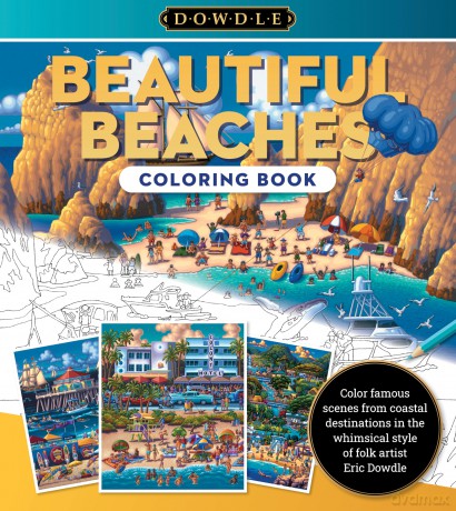 Beautiful Beaches Coloring Book [KSIĄŻKA]