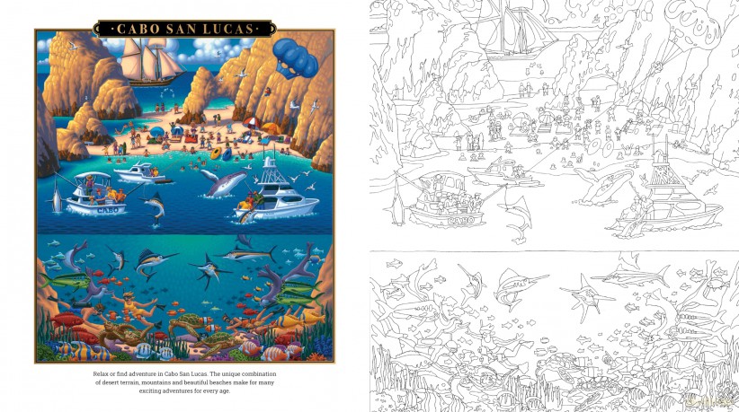 Beautiful Beaches Coloring Book [KSIĄŻKA]