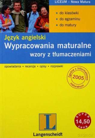 Wypracowania maturalne. Język angielski [KSIĄŻKA]