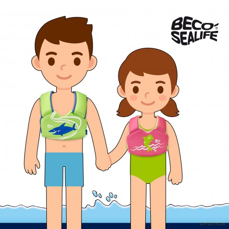 BECO-SEALIFE Swimming Vest Easy Fit pinP10SpielwarenDIVERSE530129076225.99124.04.20240571234 400164