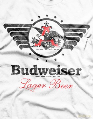 BEER - Budweiser Vintage Eagle - T-Shirt