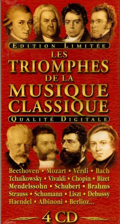 Les Triomphes De La Musique Classique: Beethoven - Vivaldi - Chopin [4CD]