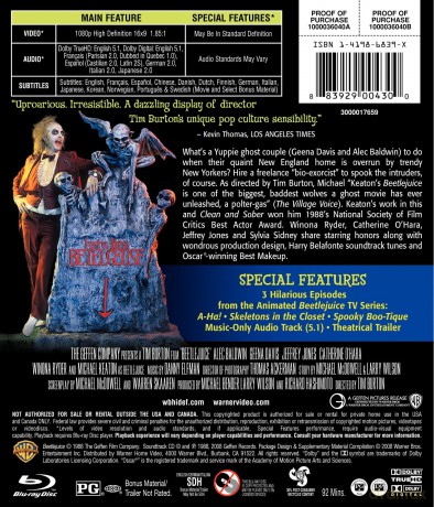 Beetlejuice [Blu-Ray]
