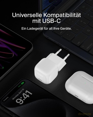 Belkin 20W USB-C Cube Wall Charger mit P