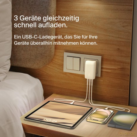 Belkin BOOST CHARGE 67W Ladegert mit 3