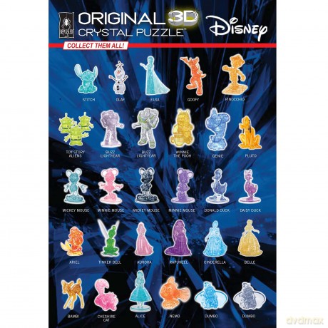 Bepuzzled - Disney - Stitch Hula 3d Crystal Puzzle: Bepuzzled - Disney - Stitch Hula 3d Crystal Puzzle