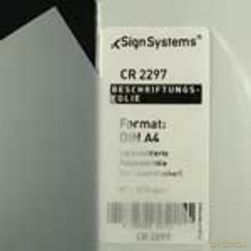 Beschriftungsfolien Signsystem