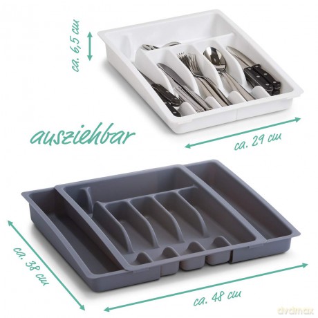 Besteckkasten grau
