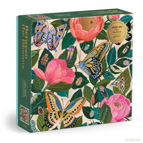 Between the Blooms 1000 Piece Foil Puzzle [KSIĄŻKA]