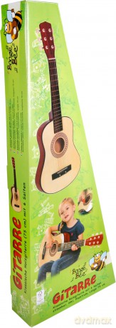 BGB Holzgitarre mit 6 Saiten, 75cm