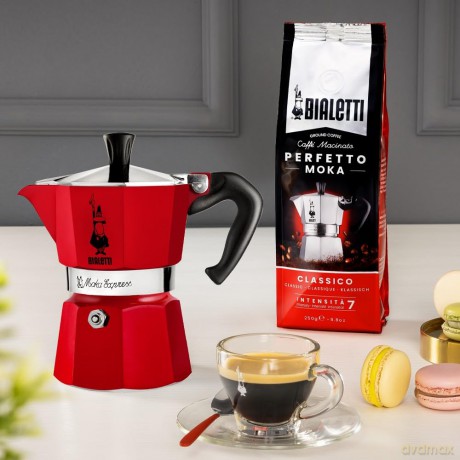 Bialetti Moka Express Rot, Espressokoche