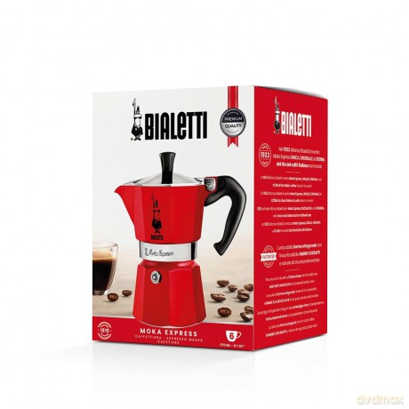 Bialetti Moka Express Rot, Espressokoche