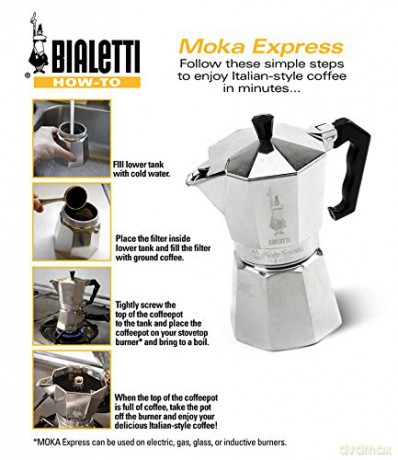 Bialetti Moka Express, Espressokocher fź