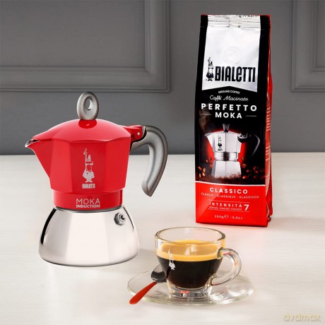 Bialetti Moka Induktion, Rot, Espressoko