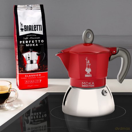 Bialetti Moka Induktion, Rot, Espressoko