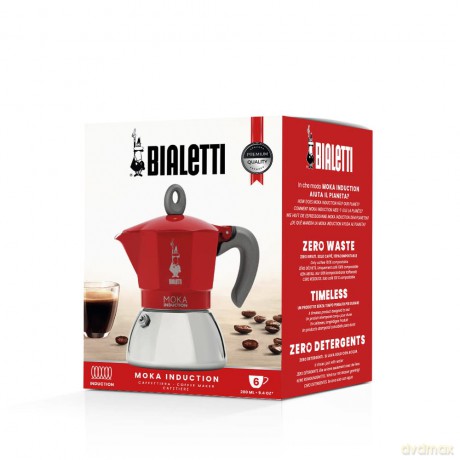 Bialetti Moka Induktion, Rot, Espressoko