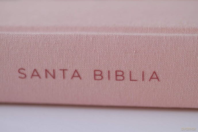 Biblia Reina Valera 1960 Letra Grande. Tapa Dura, Tela Rosada Con Flores, Tamano [KSIĄŻKA]