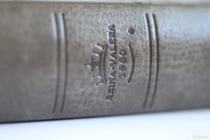 Biblia Rvr 1960 Letra Grande Tamano Manual, Simil Piel Gris Con Nombres De Dios [KSIĄŻKA]