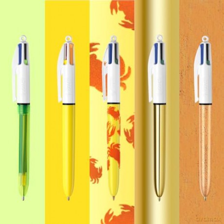 Bic: BIC 4-Farben-Kugelschreiber 4 Colours bu
