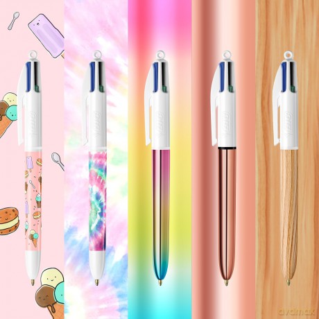 Bic: BIC 4-Farben-Kugelschreiber 4 Colours bu
