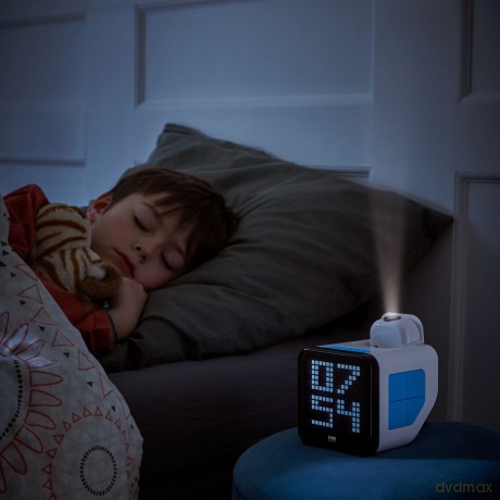 Bigben: Bigben Wekker Met Projectie Wit/ Blauw